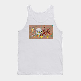 Skull and bones Tank Top